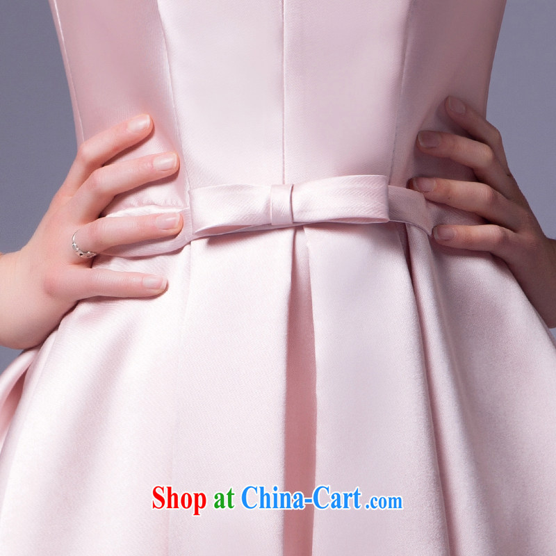 It is not the JUSERE high-end wedding dresses 2015 new short, satin bridesmaid service name-yuan toast dress uniform high quality fabric fruit pink tailored, by no means, and that, on-line shopping
