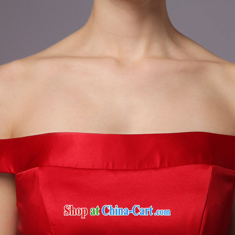It is not the JUSERE high-end wedding dresses 2015 new festive Red Cross Society of China won a toast dress uniform high quality fabric red tailored, by no means, that, online shopping