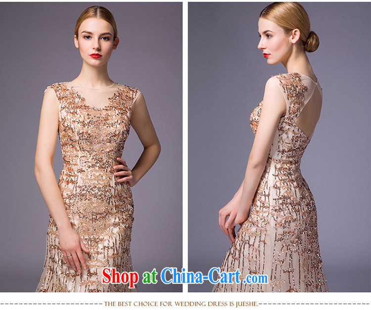 It is not the JUSERE high-end wedding dresses 2015 New Name Yuan toast dress uniform high-end quality fabric champagne color tailored pictures, price, brand platters! Elections are good character, the national distribution, so why buy now enjoy more preferential! Health