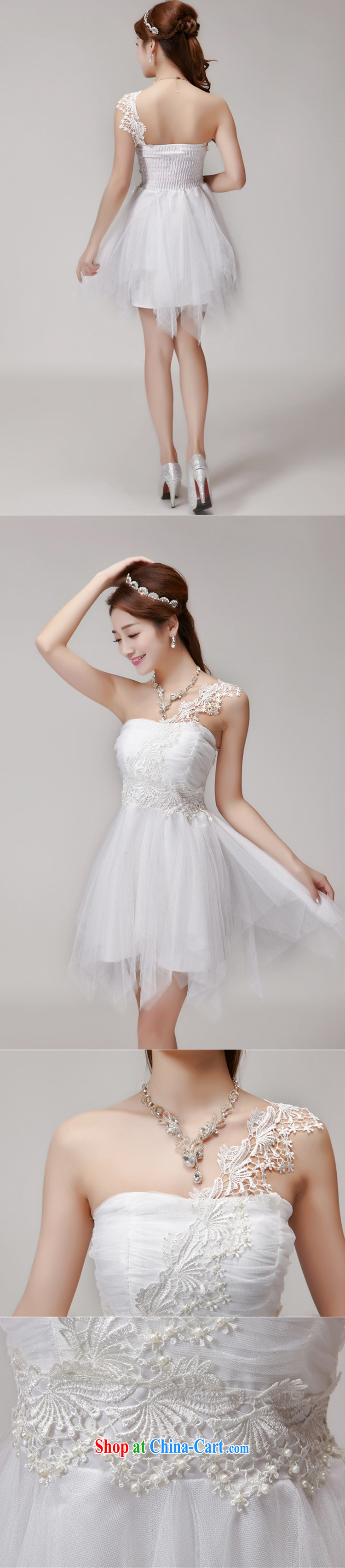 Summer town of new staples Pearl bridesmaid wiped his chest banquet dress shaggy dresses X 5099 white pictures, price, brand platters! Elections are good character, the national distribution, so why buy now enjoy more preferential! Health