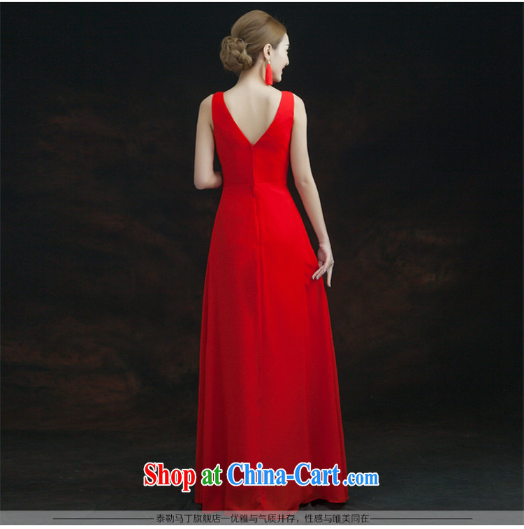Taylor Martin Evening Dress long 2015 new spring and summer Deep V shoulders bridal toast Service Annual Meeting banquet beauty dress custom message note height and 3 Wai XXL pictures, price, brand platters! Elections are good character, the national distribution, so why buy now enjoy more preferential! Health