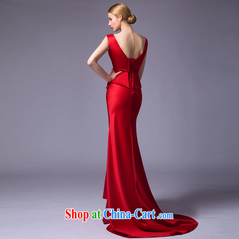 is by no means a JUSERE high-end wedding dresses 2015 new paragraph to align your shoulders bridal red wedding dresses at Merlion red tailored, by no means, and shopping on the Internet