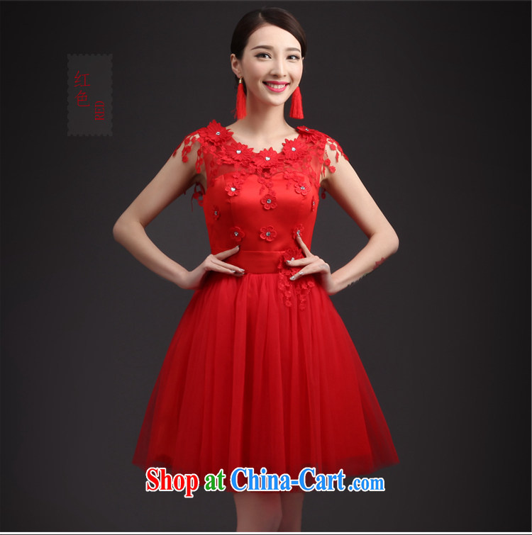 Taylor Martin's 2015 short, small dress Korean version (spring/summer and stylish bridesmaid tied with bridal toast service wedding dress short skirt champagne color L pictures, price, brand platters! Elections are good character, the national distribution, so why buy now enjoy more preferential! Health