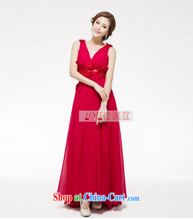 2015 new bride toast clothing dress long red annual marriage dress exposed the dresses female dark red with XL pictures, price, brand platters! Elections are good character, the national distribution, so why buy now enjoy more preferential! Health