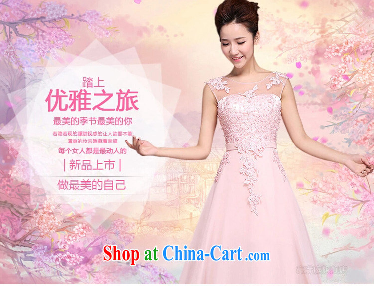 Marriages pink long dual-shoulder bows clothing bridesmaid service 2015 fashion style Lace Embroidery fall long skirt pink XL pictures, price, brand platters! Elections are good character, the national distribution, so why buy now enjoy more preferential! Health