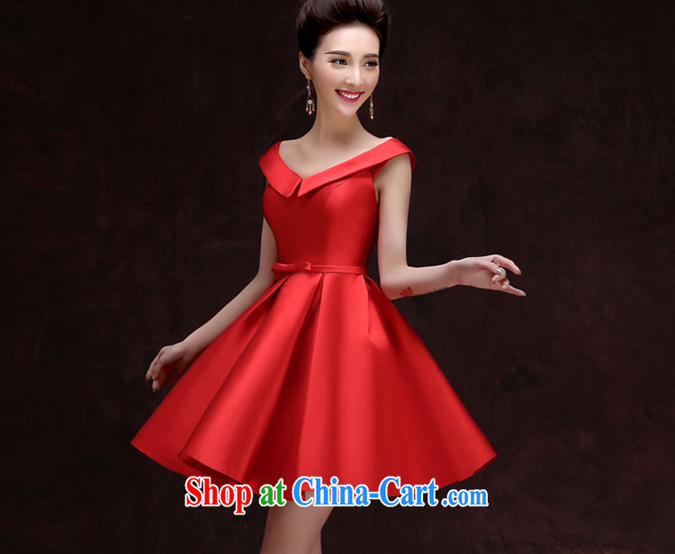 A good service is 2015 new summer short red field shoulder bridesmaid sisters served in small dresses for women serving wine red 2 XL pictures, price, brand platters! Elections are good character, the national distribution, so why buy now enjoy more preferential! Health