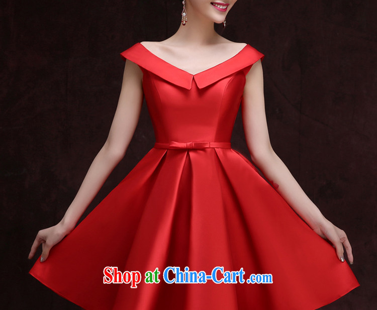 A good service is 2015 new summer short red field shoulder bridesmaid sisters served in small dresses for women serving wine red 2 XL pictures, price, brand platters! Elections are good character, the national distribution, so why buy now enjoy more preferential! Health