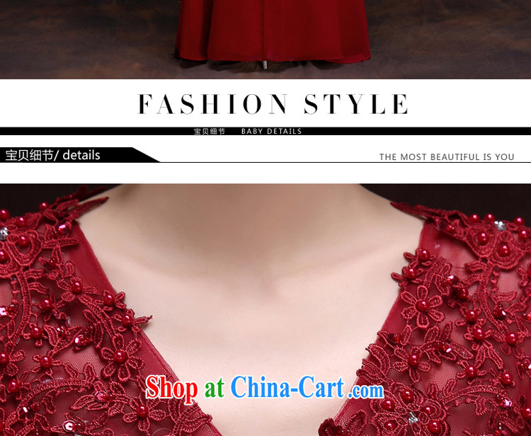 A good service is 2015 red new wedding dress sexy Openwork long evening dress banquet moderator dress long 2XL pictures, price, brand platters! Elections are good character, the national distribution, so why buy now enjoy more preferential! Health
