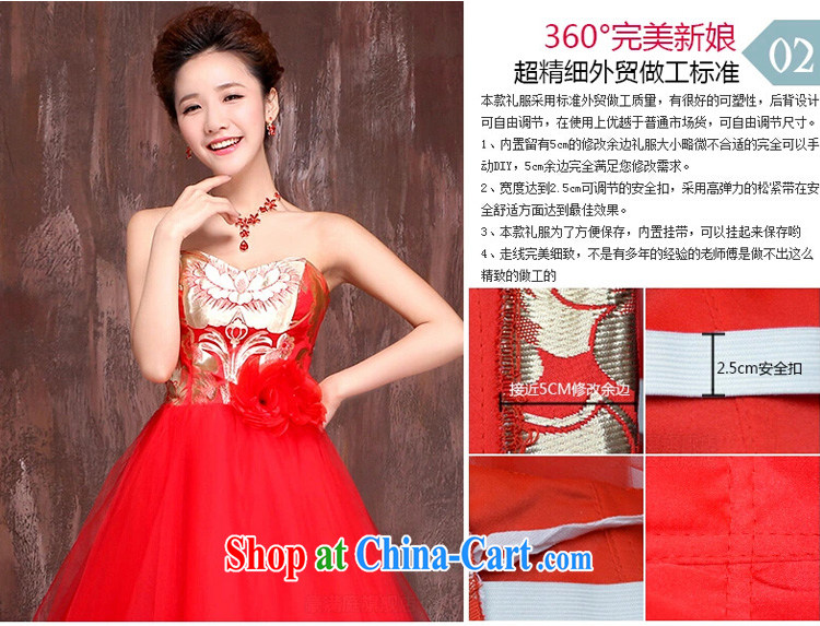 Marriages served toast wedding dresses 2015 new short red, Shaggy dress wiped chest dress bridesmaid clothing summer red L pictures, price, brand platters! Elections are good character, the national distribution, so why buy now enjoy more preferential! Health