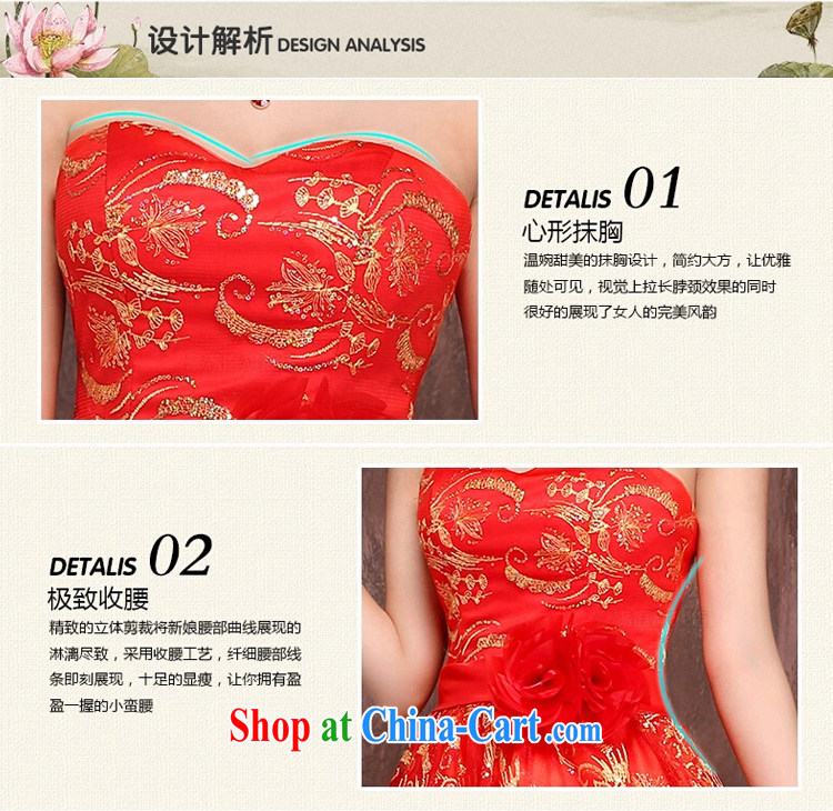 Ho full Chamber wedding dress red bridal toast service 2015 summer new bridesmaid evening dress short dress small red XL pictures, price, brand platters! Elections are good character, the national distribution, so why buy now enjoy more preferential! Health
