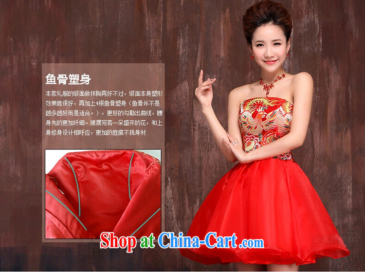 Howard Johnson full court marriages served toast red 2015 spring new dress cheongsam Phoenix theme clothing skirts red XL pictures, price, brand platters! Elections are good character, the national distribution, so why buy now enjoy more preferential! Health