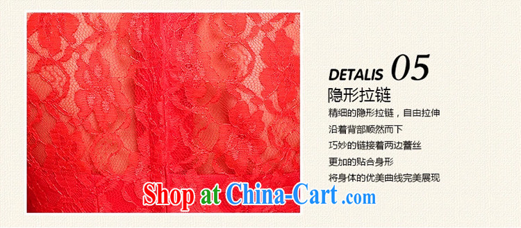 Marriages red short bows service 2015 spring and summer new lace flower cheongsam dress bowtie red XL pictures, price, brand platters! Elections are good character, the national distribution, so why buy now enjoy more preferential! Health