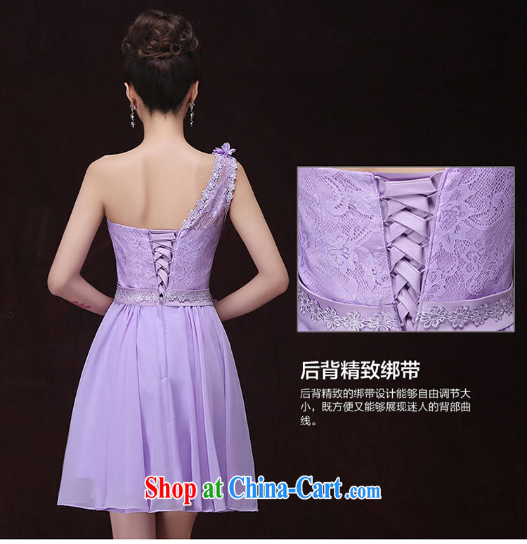Tslyzm bridesmaid dress short 2015 spring and summer new bridesmaid sister's small dress dresses purple annual gathering dress uniform performance is also C S pictures, price, brand platters! Elections are good character, the national distribution, so why buy now enjoy more preferential! Health