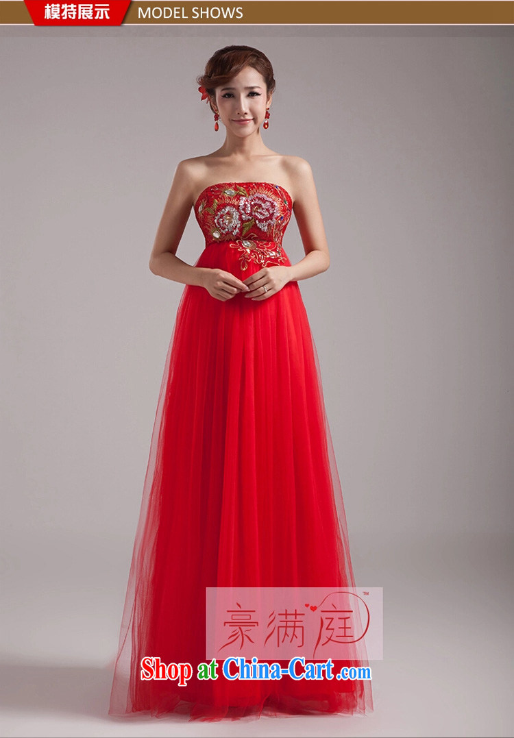 Ho full Chamber 2015 New red long bridal gown Korean lace wedding evening dress high waist dress uniform toasting red L pictures, price, brand platters! Elections are good character, the national distribution, so why buy now enjoy more preferential! Health