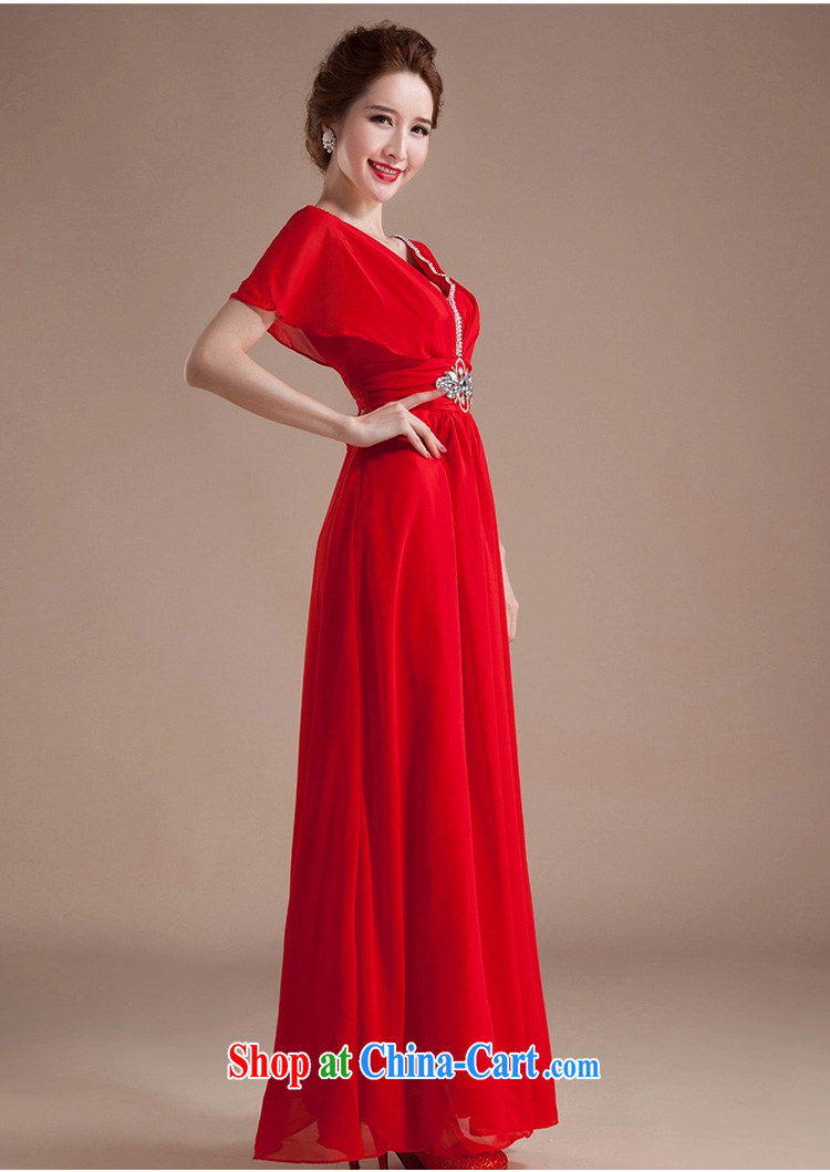Ho full Chamber bridal wedding bridesmaid toast service cuff flouncing red long gown annual 2015 late autumn and winter, new red XL pictures, price, brand platters! Elections are good character, the national distribution, so why buy now enjoy more preferential! Health