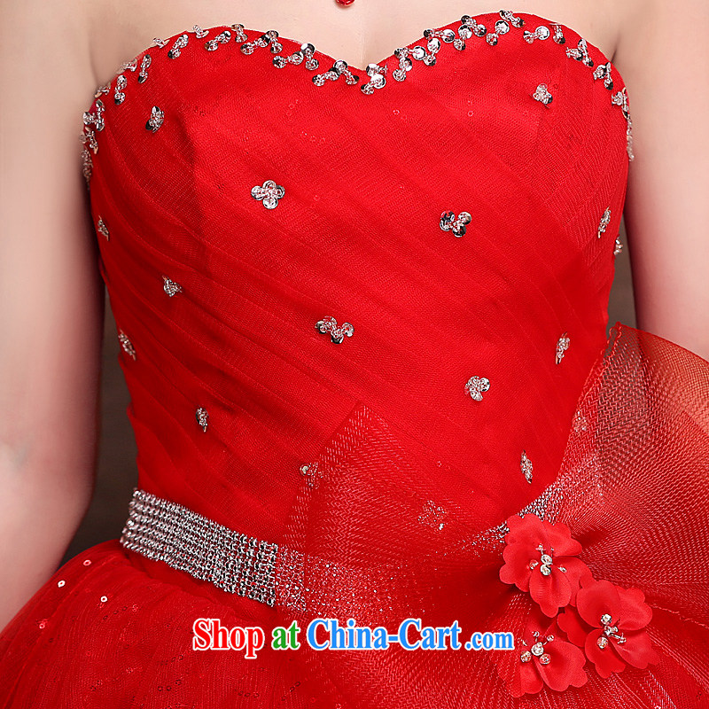 Ho full Chamber wedding dresses 2015 New with bare chest flowers graphics thin super star stylish wedding red tie with a red XL, Ho full chamber, and shopping on the Internet