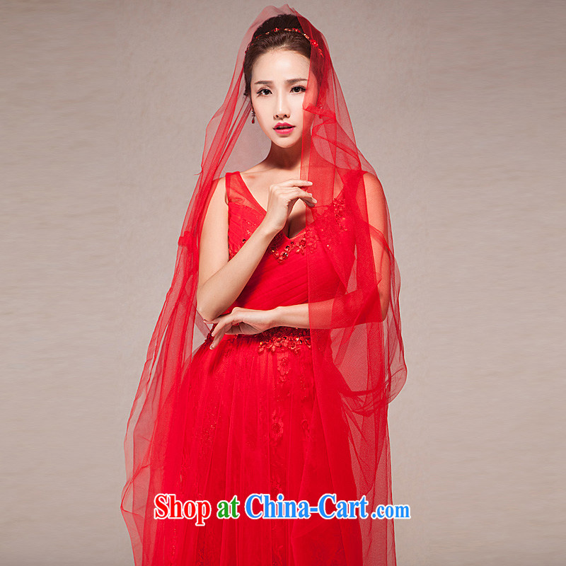 2015 spring new dual-shoulder Deep V bridal toast winter clothing stylish Red Beauty banquet dress female long red XL, Ho full Chamber, on-line shopping
