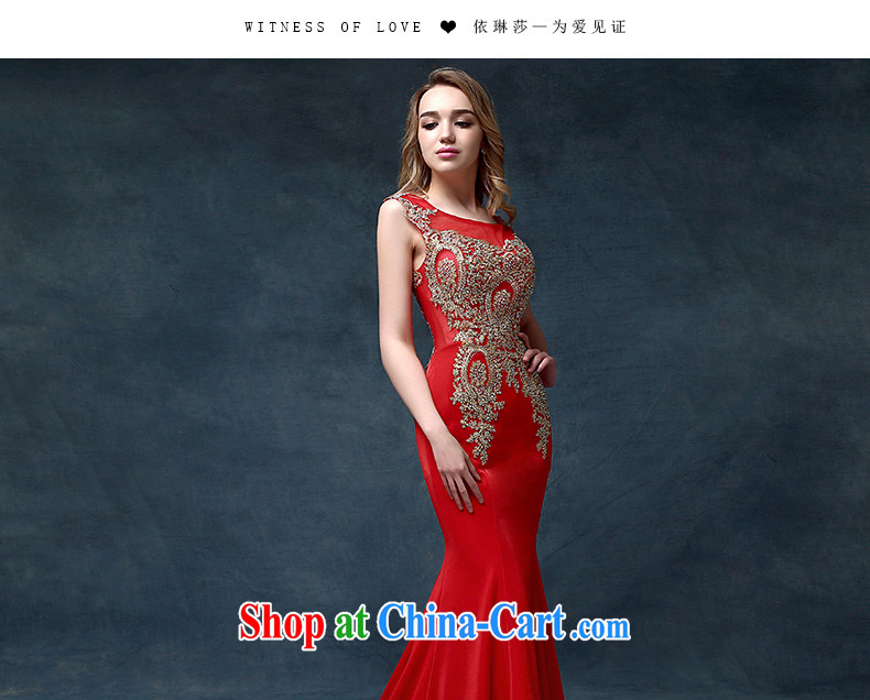 According to Lin Windsor wedding dresses 2015 new toast Service Bridal long tail dress wedding dresses at Merlion cultivating red XL pictures, price, brand platters! Elections are good character, the national distribution, so why buy now enjoy more preferential! Health