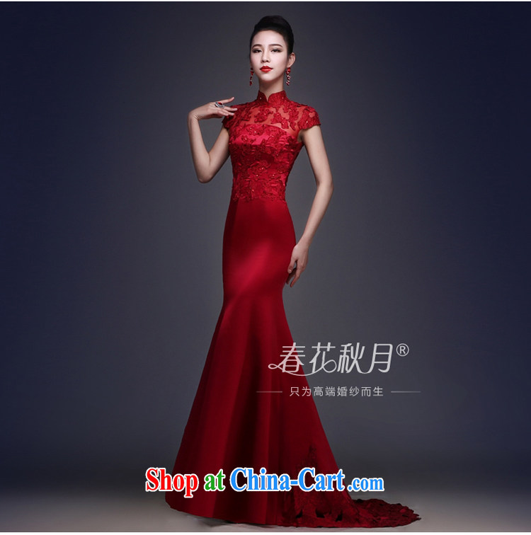 wedding dresses bridal toast serving evening dress 2015 new long marriage, Retro beauty tail crowsfoot star red XL pictures, price, brand platters! Elections are good character, the national distribution, so why buy now enjoy more preferential! Health