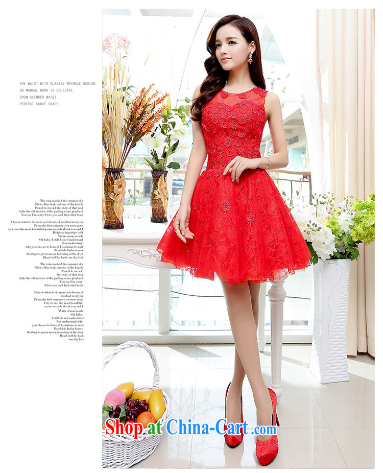 Mu season 2014 New Name Yuan small incense, short-sleeved cultivating good wedding A field dresses wedding dresses 1551 red XL pictures, price, brand platters! Elections are good character, the national distribution, so why buy now enjoy more preferential! Health