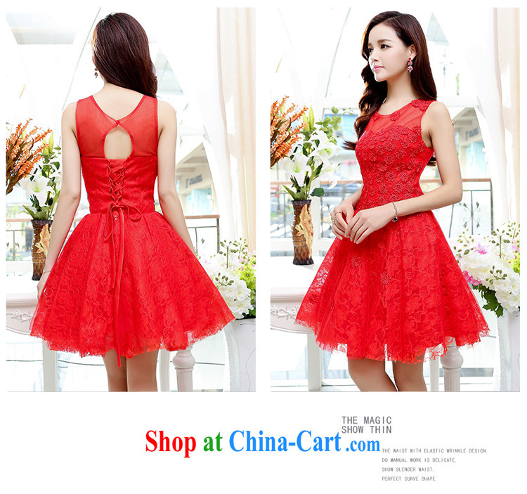 Mu season 2014 New Name Yuan small incense, short-sleeved cultivating good wedding A field dresses wedding dresses 1551 red XL pictures, price, brand platters! Elections are good character, the national distribution, so why buy now enjoy more preferential! Health