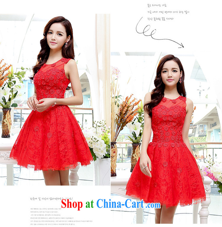 Mu season 2014 New Name Yuan small incense, short-sleeved cultivating good wedding A field dresses wedding dresses 1551 red XL pictures, price, brand platters! Elections are good character, the national distribution, so why buy now enjoy more preferential! Health