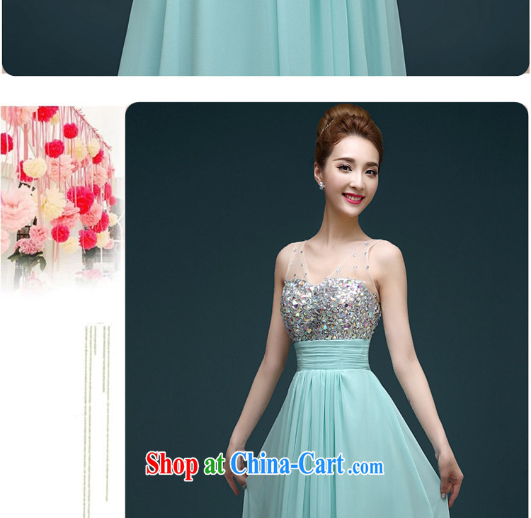 White first about evening dress 2015 new dress long bridal toast clothing bridesmaid service banquet annual ball dress evening dress blue XL pictures, price, brand platters! Elections are good character, the national distribution, so why buy now enjoy more preferential! Health