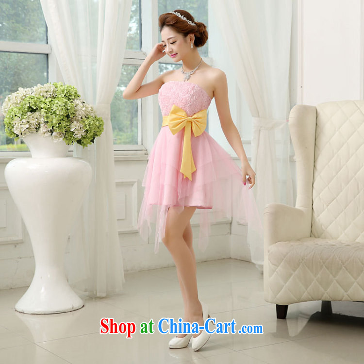 There are optimized color Kingfisher bridal wedding dress knocked color bowtie short chest bare bows service bridesmaid evening gown new MZ 5554 champagne color, pictures, price, brand platters! Elections are good character, the national distribution, so why buy now enjoy more preferential! Health