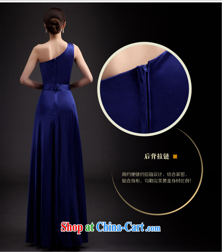 Martin Taylor 2015 long gown, spring and summer Korean blue host service banquet Evening Dress wedding bridesmaid serving long skirt blue XXL pictures, price, brand platters! Elections are good character, the national distribution, so why buy now enjoy more preferential! Health