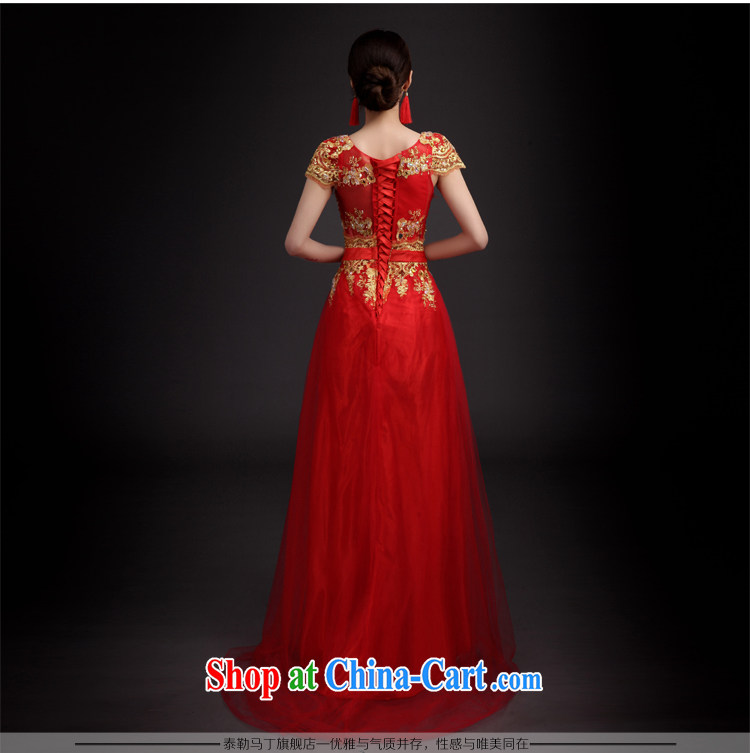 Martin Taylor 2015 Bridal Fashion toast serving Korean style red, cultivating long, wedding dress long skirt red XXL pictures, price, brand platters! Elections are good character, the national distribution, so why buy now enjoy more preferential! Health