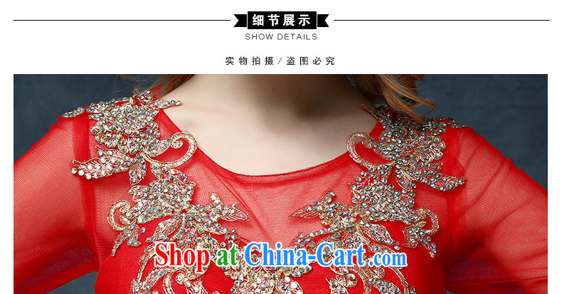 According to Lin Windsor wedding dresses at Merlion retro bridal wedding toast serving long-sleeved small tail banquet dress 2015 New Red XL pictures, price, brand platters! Elections are good character, the national distribution, so why buy now enjoy more preferential! Health