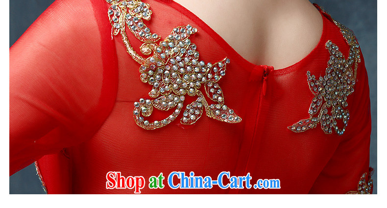 According to Lin Windsor wedding dresses at Merlion retro bridal wedding toast serving long-sleeved small tail banquet dress 2015 New Red XL pictures, price, brand platters! Elections are good character, the national distribution, so why buy now enjoy more preferential! Health