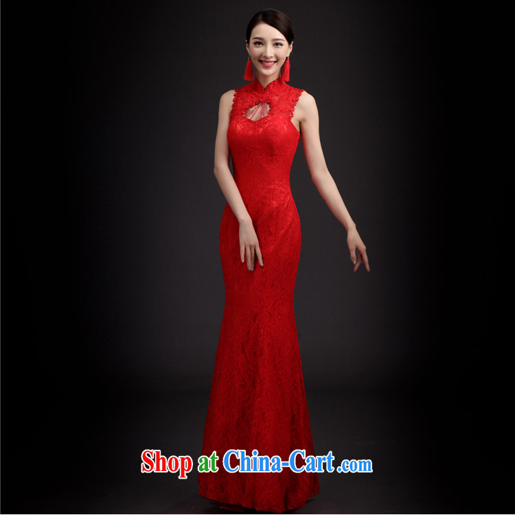 Taylor Martin 2015 New Evening Dress lace beauty graphics thin large yards, Ms. marriage bride toast serving long skirt red XXL pictures, price, brand platters! Elections are good character, the national distribution, so why buy now enjoy more preferential! Health