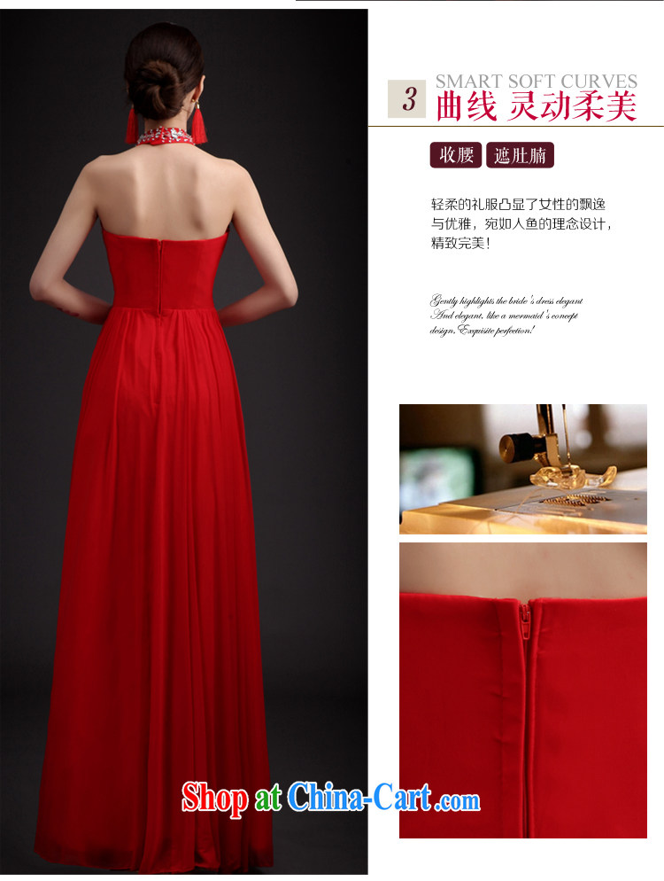 Martin TAYLOR married 2015 toast clothing spring and summer Korean marriages, long red stylish cultivating the code dress long skirt red XXL pictures, price, brand platters! Elections are good character, the national distribution, so why buy now enjoy more preferential! Health