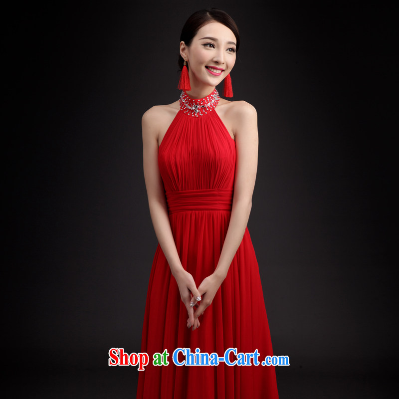 Taylor Martin's 2015 marriage toast serving spring and summer Korean marriages, long red stylish cultivating the code dress long skirt red XXL, Taylor Martin (TAILEMARTIN), online shopping