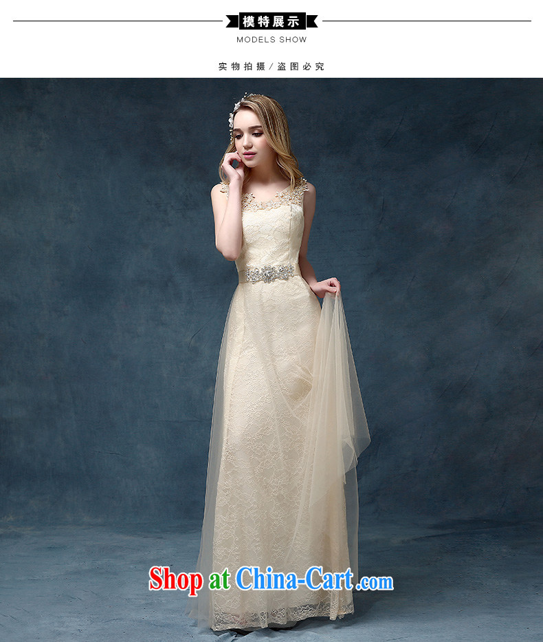 According to Lin Sha Evening Dress Bridal Fashion 2015 new wedding bridesmaid dress banquet toast serving long, cultivating champagne color champagne color XL pictures, price, brand platters! Elections are good character, the national distribution, so why buy now enjoy more preferential! Health