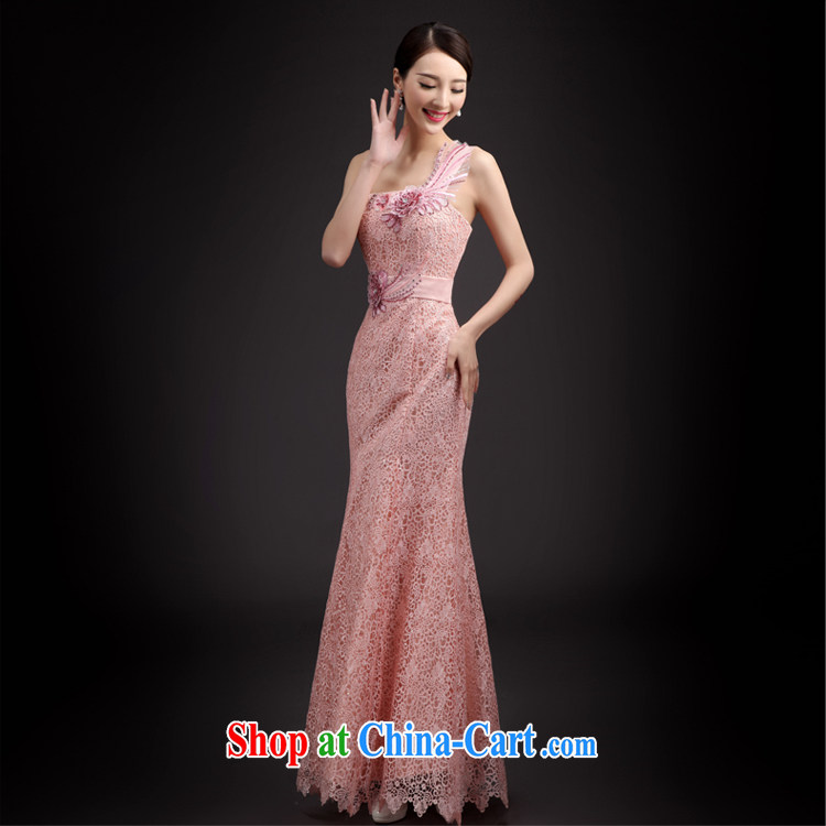 Martin Taylor 2015 bridal toast serving Korean spring and summer long, large, modern large flower nails Pearl lace fabric sexy single shoulder dress red XXL pictures, price, brand platters! Elections are good character, the national distribution, so why buy now enjoy more preferential! Health