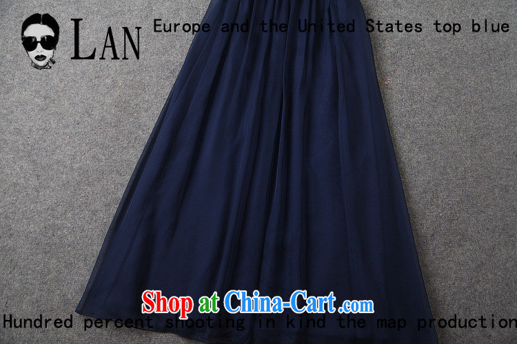 Blue rain bow in accordance with * 2015 spring and summer new, modern Europe and the embroidery, cultivating long dress dresses T 2885 red 8 pictures, price, brand platters! Elections are good character, the national distribution, so why buy now enjoy more preferential! Health