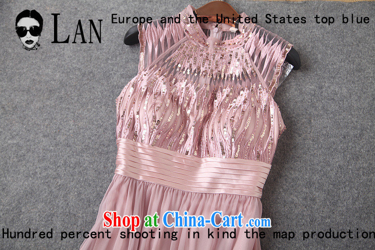 Blue rain bow in accordance with * 2015 spring and summer new, modern Europe and the embroidery, cultivating long dress dresses T 2885 deep blue 8 pictures, price, brand platters! Elections are good character, the national distribution, so why buy now enjoy more preferential! Health