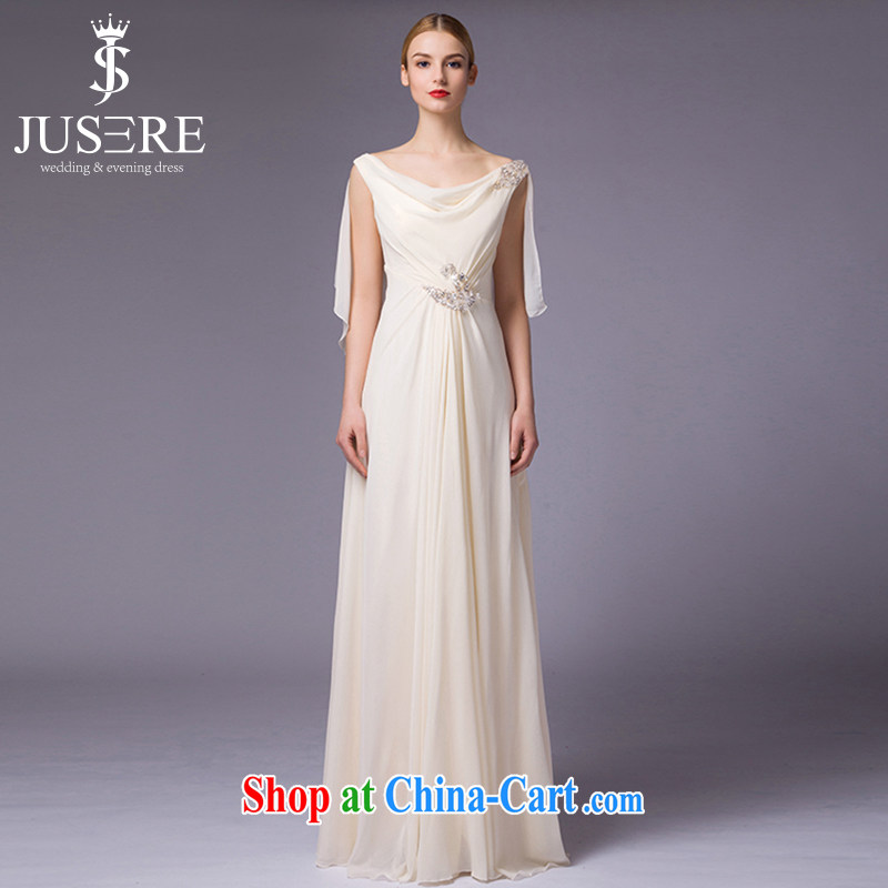 It is not the JUSERE high-end wedding dresses 2015 New Name Yuan dress bridesmaid service multi-colored bows serving high quality fabric champagne color tailored