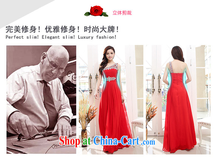 Caesar 690 summer new women Beauty Fashion short single shoulder-neck wedding wedding wiped his chest long dresses video thin bridal bridesmaid dress uniform toast pink XL pictures, price, brand platters! Elections are good character, the national distribution, so why buy now enjoy more preferential! Health