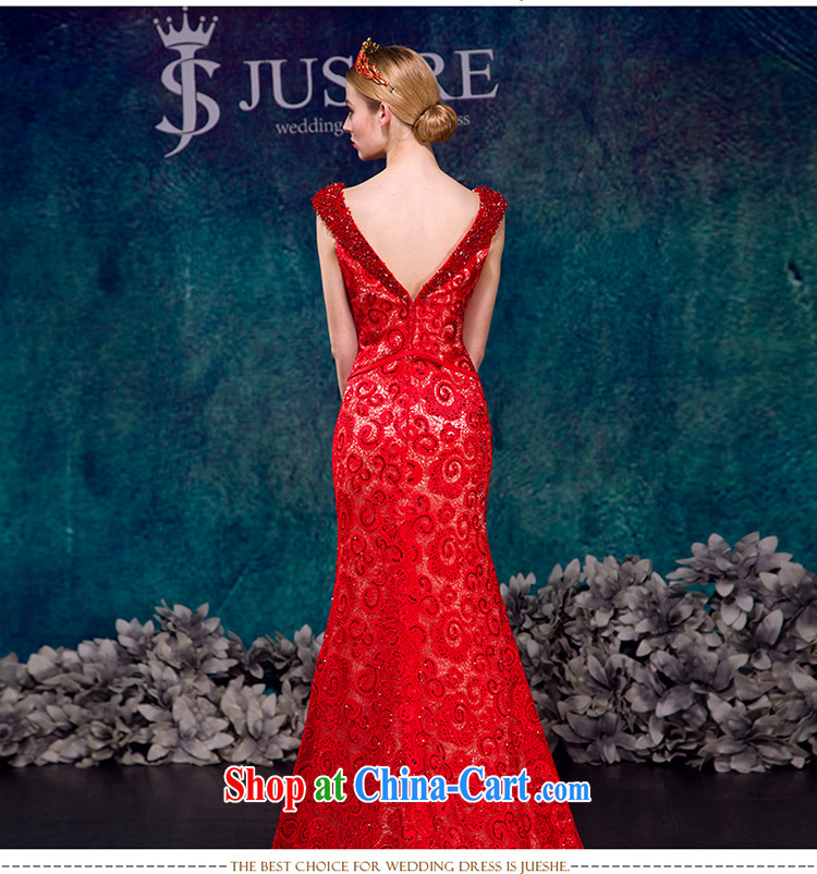 It is not the JUSERE 2015 new festive Chinese red name Yuan toast dress uniform dress uniform concert hosted service embroidery crowsfoot shoulders V collar light drill red tailored pictures, price, brand platters! Elections are good character, the national distribution, so why buy now enjoy more preferential! Health