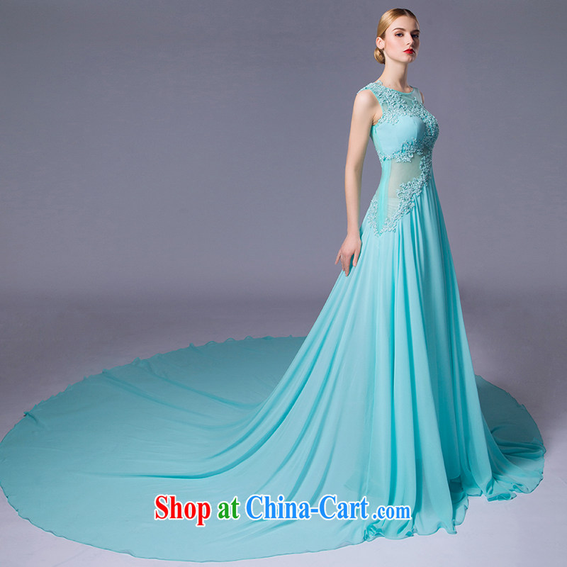 It is not the JUSERE 2015 high-end wedding dresses new, small and fresh blue name-yuan Dress Circle for snow-woven embroidered toast serving light blue tailored, by no means, and, shopping on the Internet