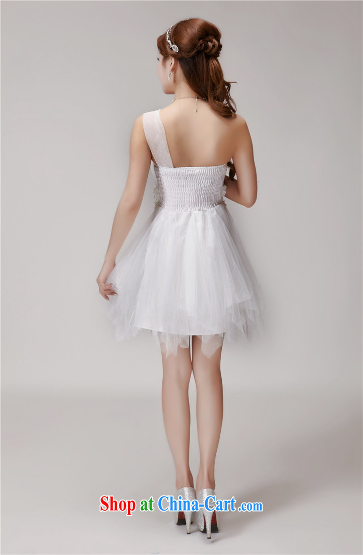 Yu, 2015 bridesmaid dresses in banquet dress sister skirt short, small dress 2477 white L pictures, price, brand platters! Elections are good character, the national distribution, so why buy now enjoy more preferential! Health