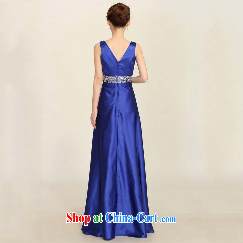 Optimize Philip Wong Yu-hong 2015 summer New Long marriages bows dress shoulders nails Pearl bridesmaid evening dress ylf 001 royal blue XXXL, optimize, and shopping on the Internet