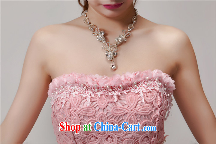 42 multi-yi 2015 summer staple manually inserts pearl cultivation drill dresses bridesmaid group aura erase chest dress 1564 pink L pictures, price, brand platters! Elections are good character, the national distribution, so why buy now enjoy more preferential! Health