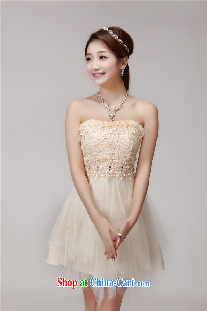 Yu-W 2015 manually staple Pearl inserts drill beauty dresses bridesmaid group aura erase chest dress 2478 apricot L pictures, price, brand platters! Elections are good character, the national distribution, so why buy now enjoy more preferential! Health