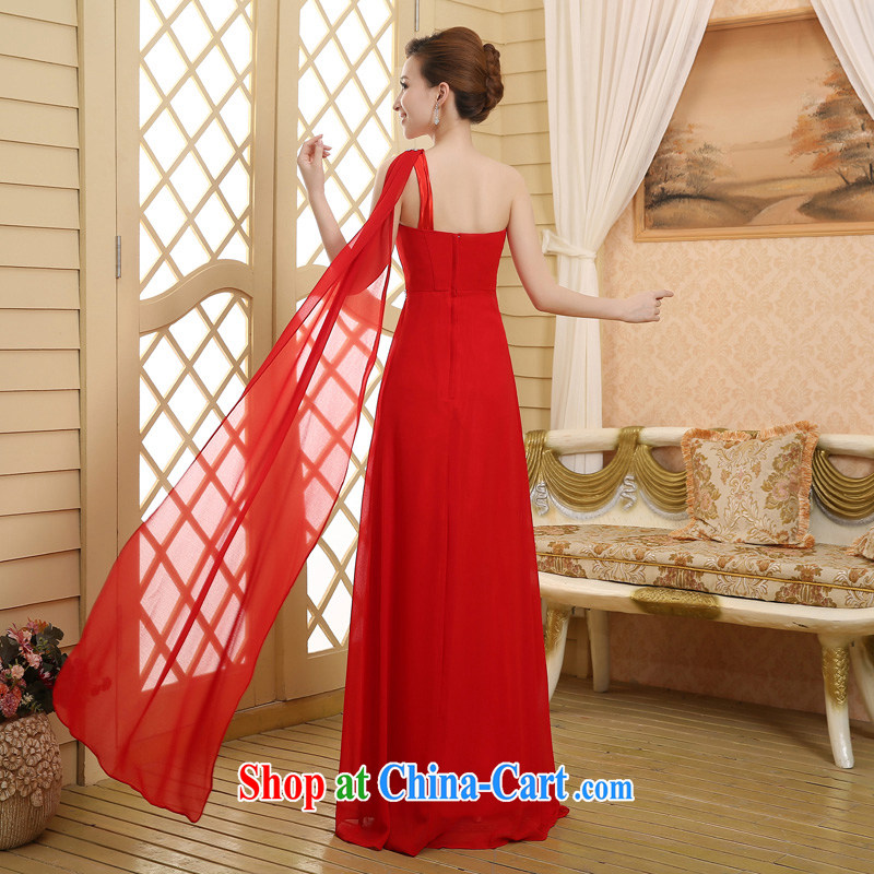 2015 new bridal dresses serving toast the shoulder Evening Dress long, cultivating the chorus concert service red XXL, my dear bride (BABY BPIDEB), shopping on the Internet