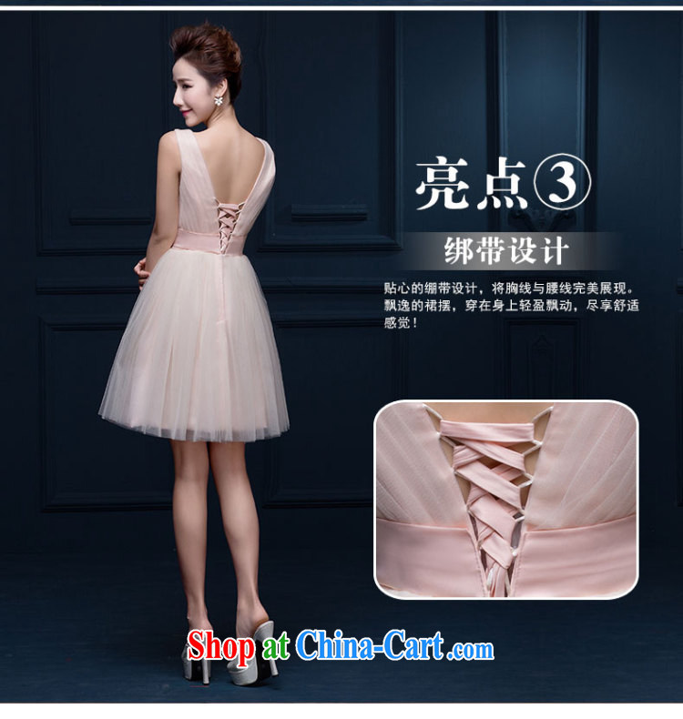 Qi wei pink short dress bridesmaid wiped his chest, shoulder dresses wedding girls pink C dual-shoulder L pictures, price, brand platters! Elections are good character, the national distribution, so why buy now enjoy more preferential! Health