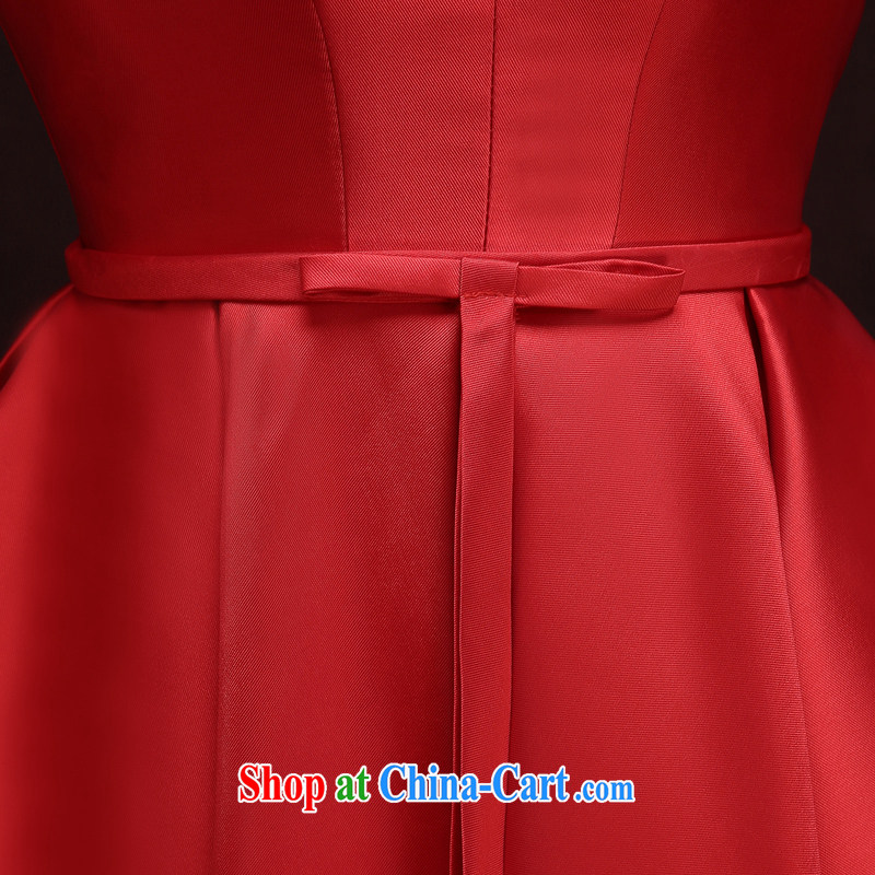 A good service is 2015 new bride toast clothing spring and summer red dress Chinese wedding, the dress skirt cyan 2 XL, serving a good solid, shopping on the Internet